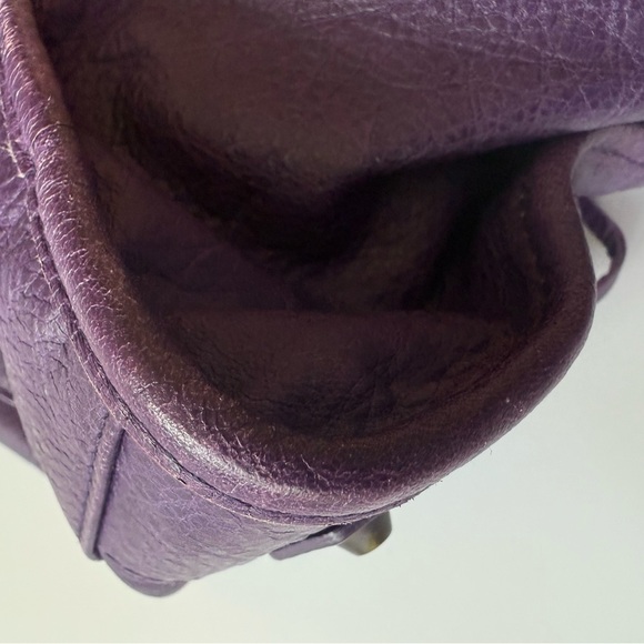 ‼️SOLD‼️ BALENCIAGA S/S 2012 RH Dark Violet Purple City Bag - Picture 8 of 15